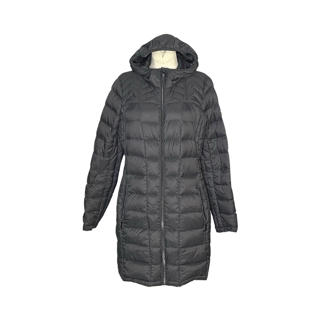 MICHAEL Michael‎ Kors Packable Down Fill Hooded Puffer Coat Black Size S